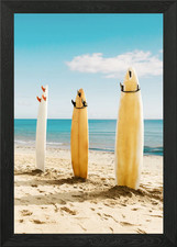 Malibu surfboards framed wall - malibu,