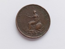1799 British Halfpenny Coin