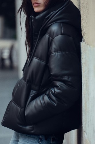 Zara womens black - zara, leather