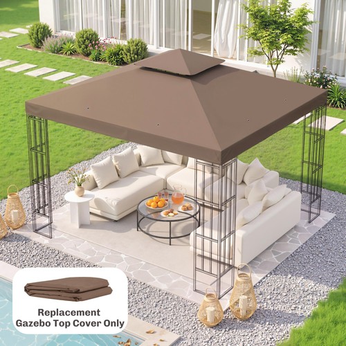 3x3m gazebo top cover double - 3x3m,
