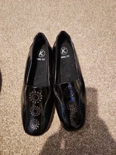 Girls Ladies Kay By Clarks Soft Wide Fit Comfort Shoes New Size 3 School Office 