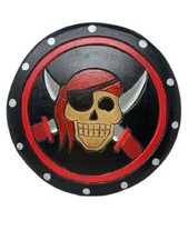 Hand Painted Wooden Pirate