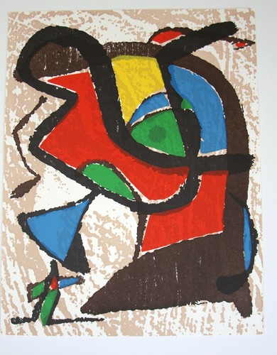 Joan miró original woodcut - joan,
