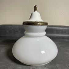 Vintage Opaline Pendant Lightshade. Pre Owned 
