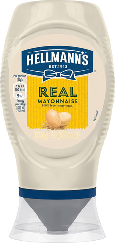 Hellmann real mayonnaise - hellmann's,