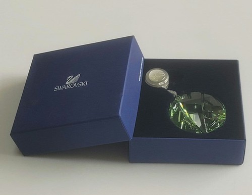 Swarovski green crystal sun - green,