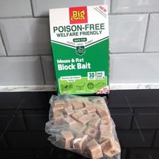 The Big Cheese Poison Free Mouse & Rat Block Bait - 10g x 30 blocks -  STV201