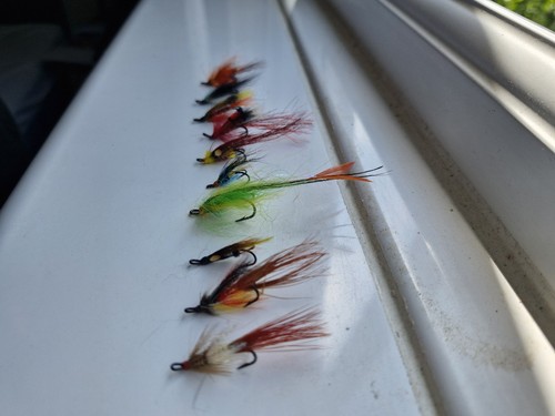 Joblot salmon flys - x,