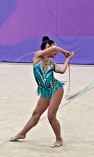 Rhythmic gymnastics leotard 
