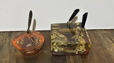 2x Vintage Lucite / Resin