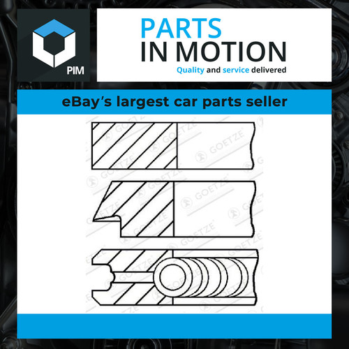Piston rings kit - piston,