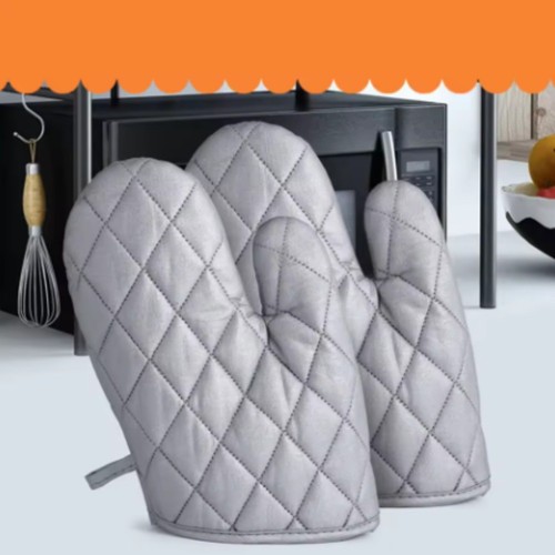 Oven mitts pair cotton - oven,