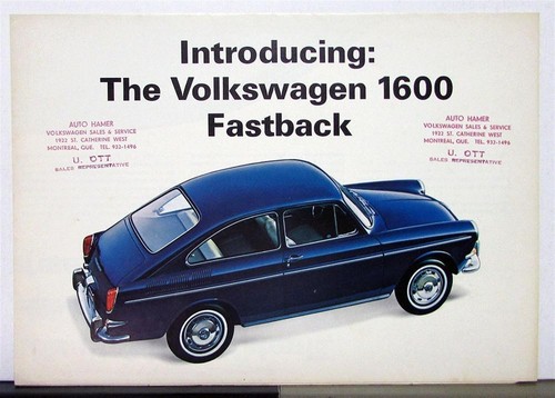 1966 volkswagen 1600 - 1600, fastback