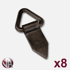 8x Triangular Lashing Ring Truck Trailer Tie Down Fold over Plate Recovery SC