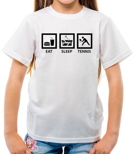 Eat sleep tennis kids - eat,