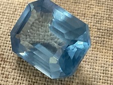 Natural London Blue Topaz From Brazil 9.70Cts Radiant Cut Certified Gemstone