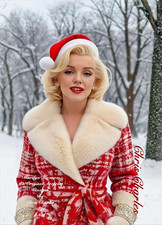 MARILYN MONROE AN ORIGINAL ARTPRINT by Chris Charles A3 UHD  PORTRAIT