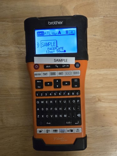 Brother touch e550w - p-touch,