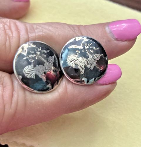 Vintage niello silver - niello,