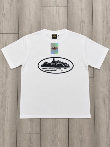 White corteiz shirt size m - white,