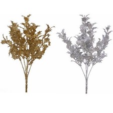 Glittered Holly Bush 5 stems