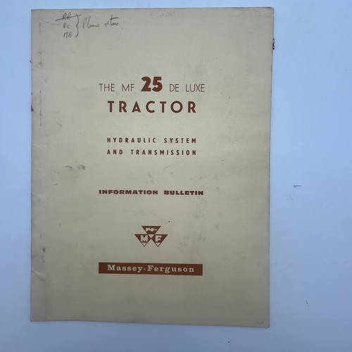 Massey ferguson tractor - massey, 25