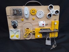 Jumble Dream Montessori Wooden Busy Board For Toddlers