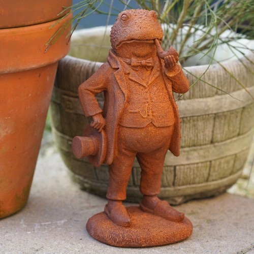 Cast iron toad garden - iron,