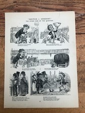1878 cartoon print. the