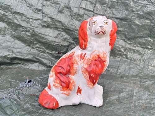 Antique staffordshire spaniel - antique,