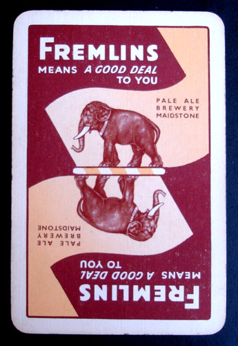 Single brewery playing - playing, card