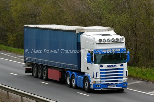 Truck photo 12x8 scania 164l - -,