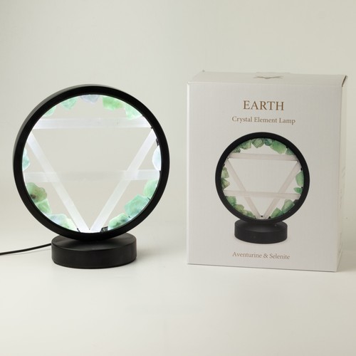 Gemstone halo lamp - earth,