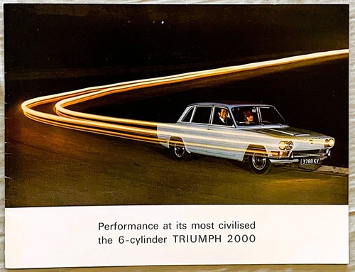 Triumph 2000 brochure october - brochure,
