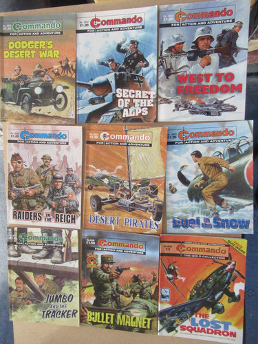 Commando comics job - comics,