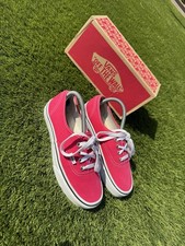 Unisex Red VANS - Authentic Shoes Trainers