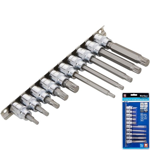 Bluespot 10pc spline - 10pc,