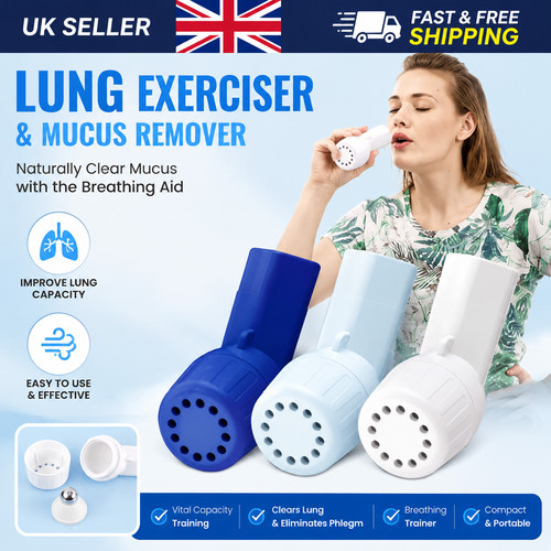 Lung exerciser mucus remover - exerciser, &