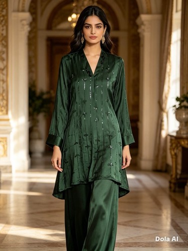 Limelight silk embroidered - limelight,