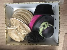 A Bunch of Ladies Hats for Formal Wear