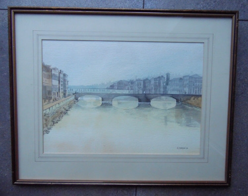 River arno ponte vecchio - river,