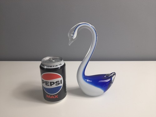 Blue and white - and, swan
