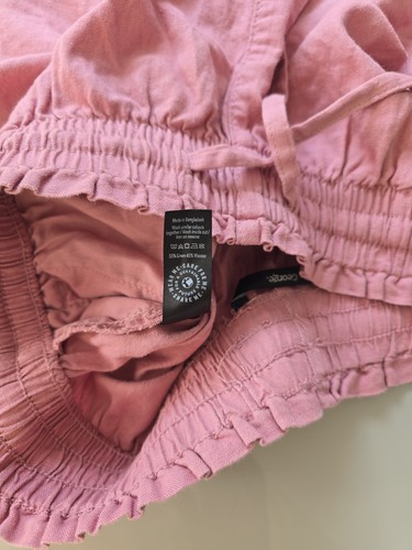 Pretty pink linen mix - linen,