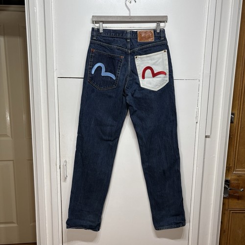 Evisu jeans blue mid - jeans, dark