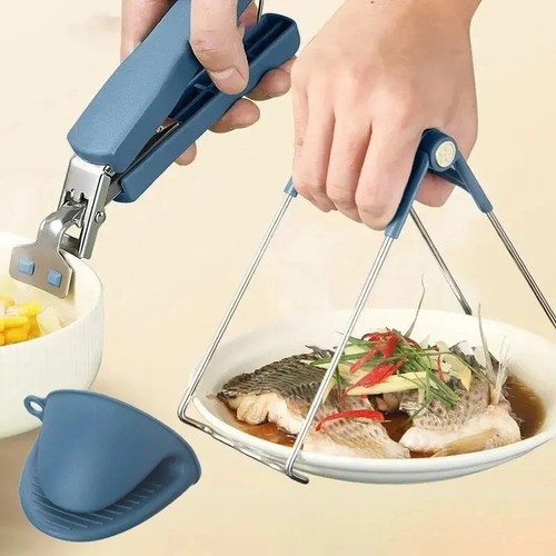 Silicone tongs clip - silicone, lifter