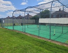 Galvanised mesh fencing - galvanised, with