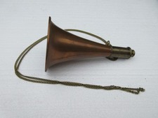 Antique THE ACME SIREN WHISTLE HORN Made in England Brass and Copper RARE Works