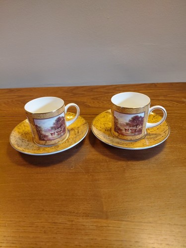 Pair coalport pastoral - coalport,