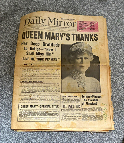 Daily mirror newspaper - mirror,