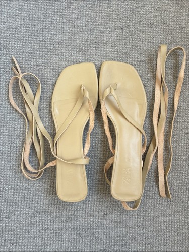 Zara leather sandals - leather,